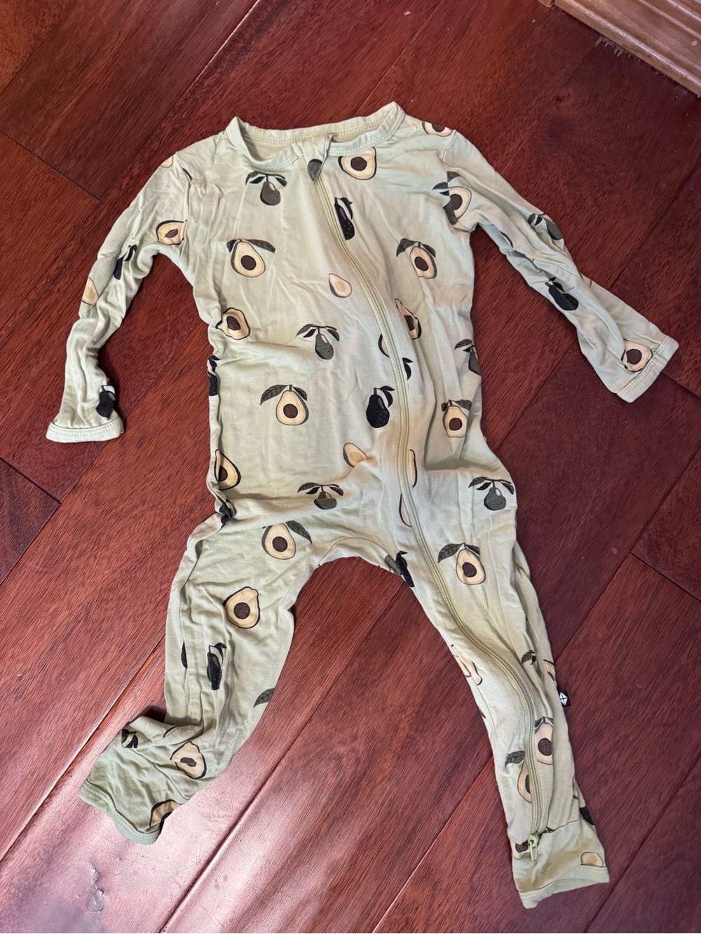 Kyte BABY Pajama Avocado Print One-Piece